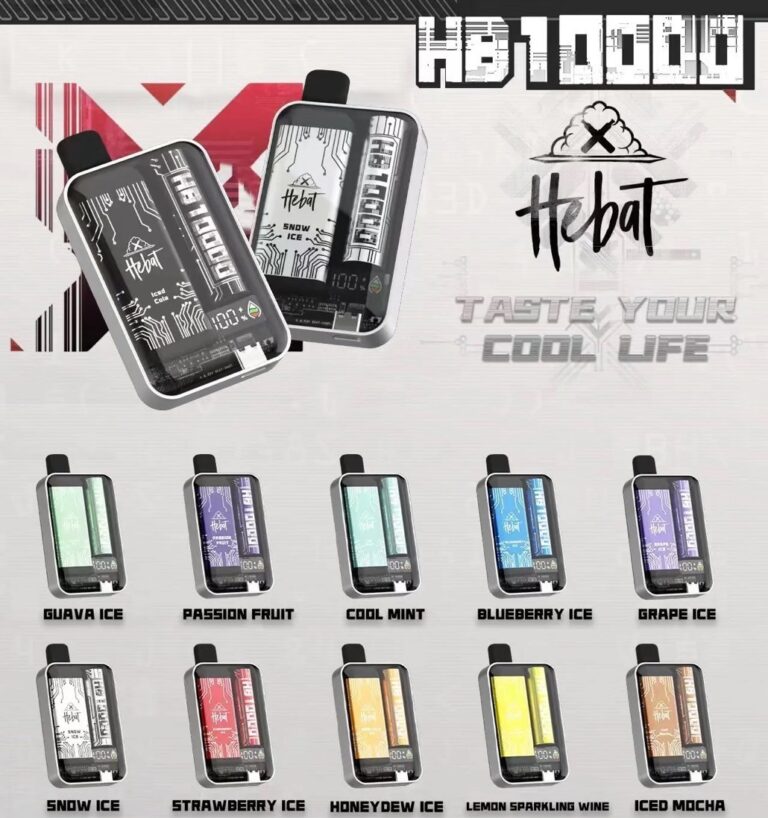 HEBAT 喜貝 10000口 puff 一次性/拋棄式 可